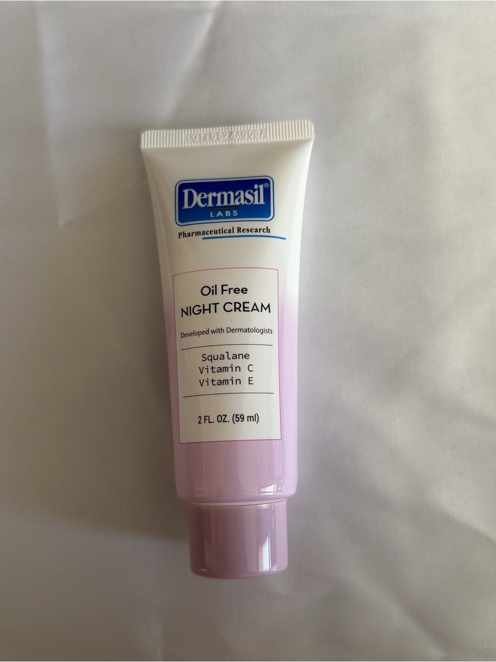 Dermasil Labs Oil Free Night Cream - Squalane, Vitamin C & E